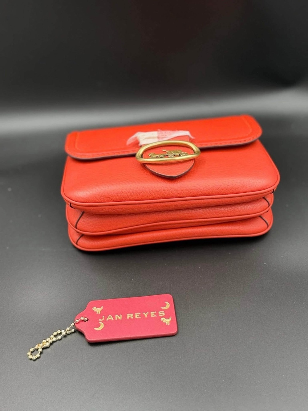 Coach Riley Top Handle 22 in Mango - Picture 5 of 9